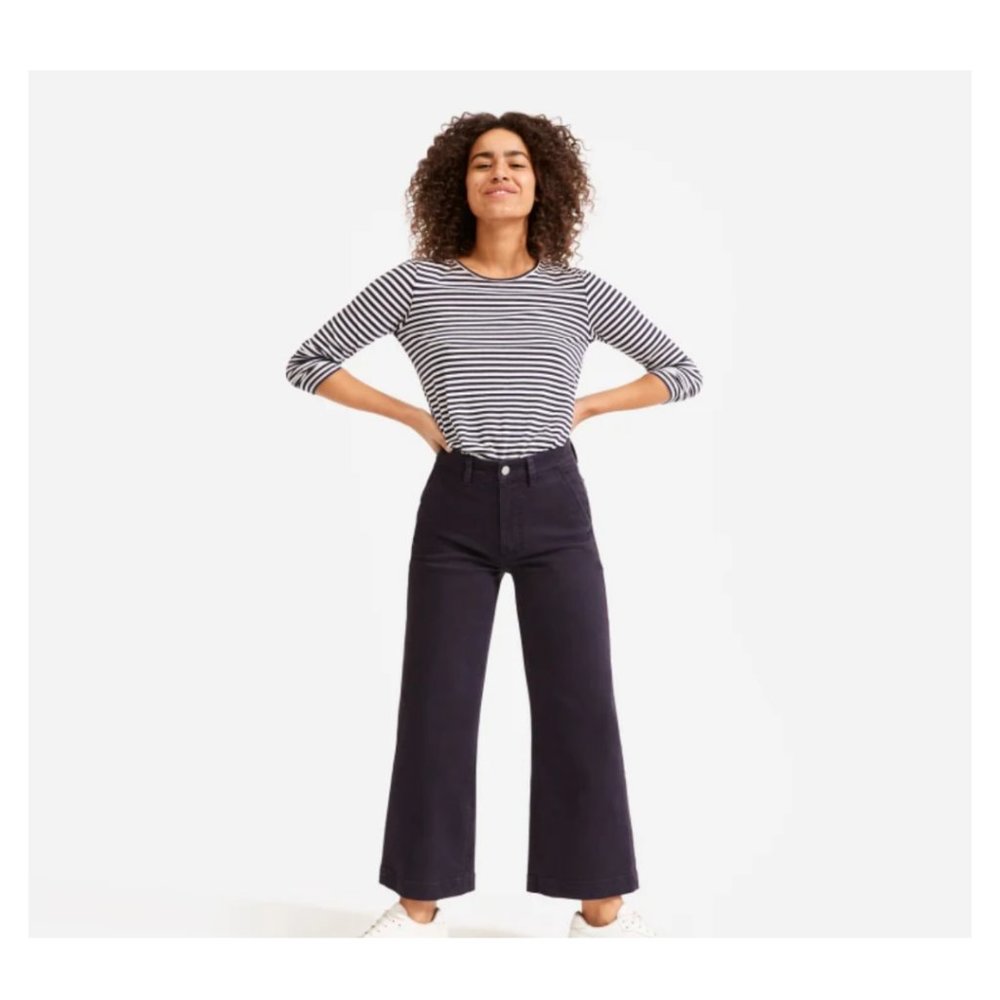 Everlane Wide Leg Crop Pant
